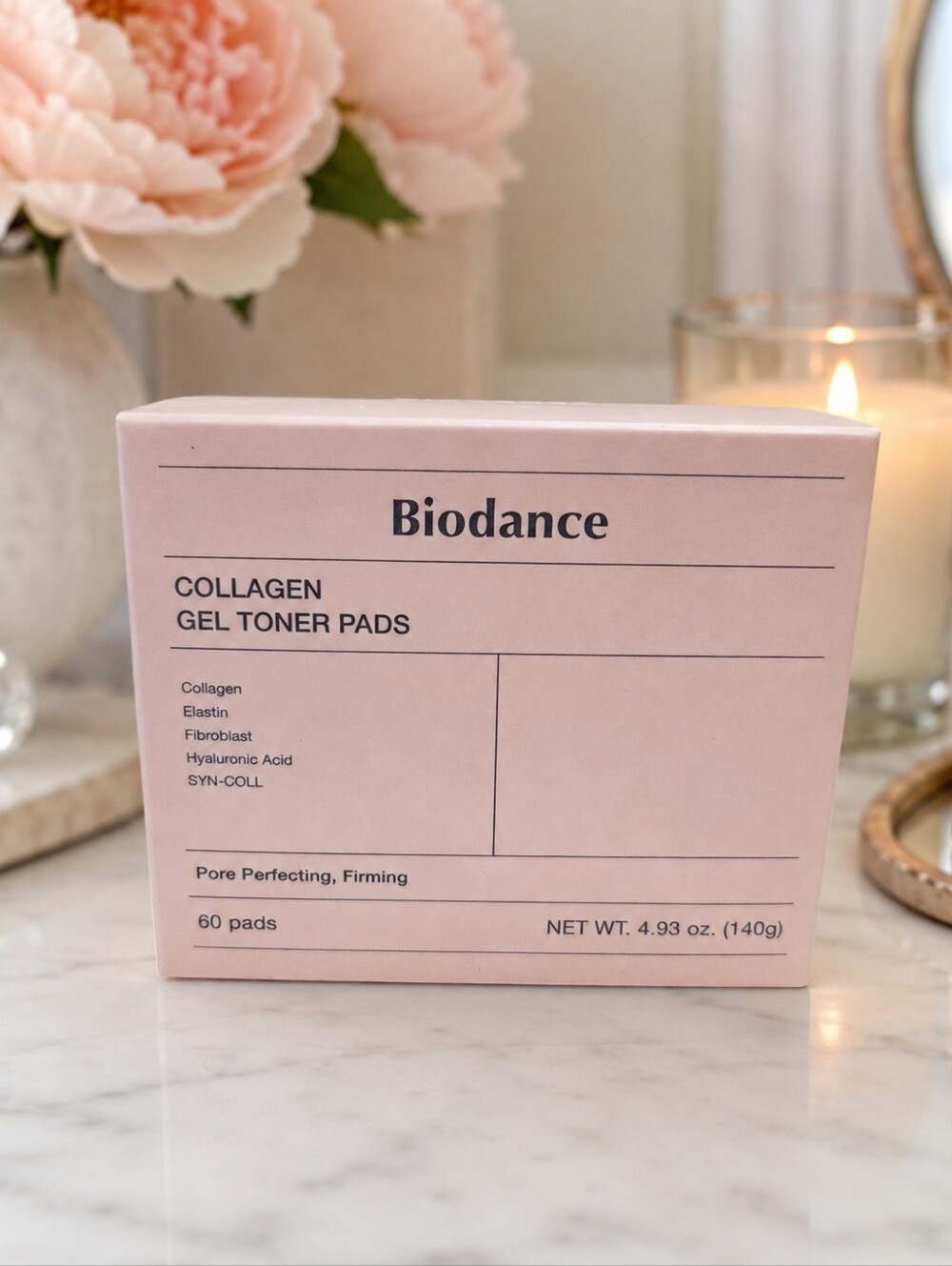 Biodance Collagen Gel Toner Pads 60ct Pore Perfecting Firming K-Beauty New